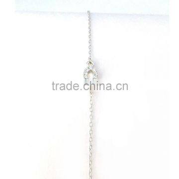 Tiny Women Rhinestone Charm Bracelet Custom Charm Bracelet photo-4