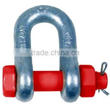 spraying plastics safety pin chain Shackles; d shackle,anchor shackle, forged shackle