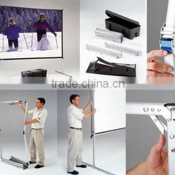 Perfect IMAX 200 Inch Fast Folding Screens Any Size Factory Customized for Outdoor Rear&Front Projector Screen photo-3