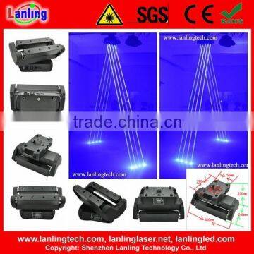 2400mW Blue 8 Eyes Moving-Head Spider beam Laser Light