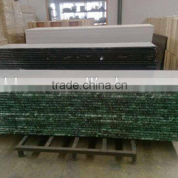 Green marble color HPL counter top for kitchen funiture