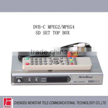 stable white digital cable receiver with CAS