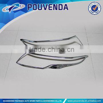 Chrome accessories Head light cover For Ranger rover Evoque reading lamp frame from Pouvenda