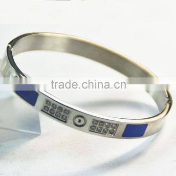 316L stainless steel bangles with diamonds for promotion