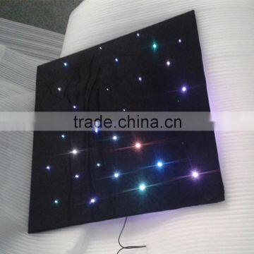 Decoration hotel crystal ceiling light made from light fiber optic cable giving an effect of sky star ceiling