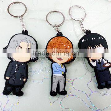 2016 Cute Cartoon kids Key Cover Silicone Skin Keyring Gift Party Favor,PVC key ring