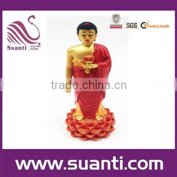 390104 colour painting Tibet culture polyresin religious statues