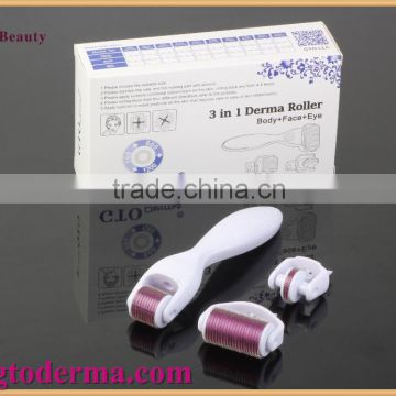 GTO 180/600/1200 needles 3 in 1 micro derma roller with replaceable roller