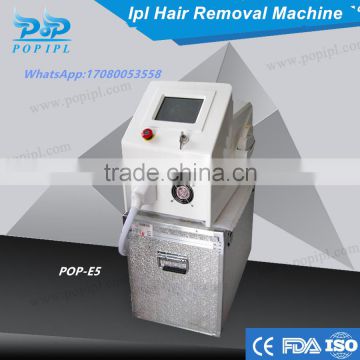 Portable IPL System E Light IPL -IPL SHR Hair Removal Equipment / 590-1200nm Laser +E-LIGHT+RF+Black Doll Baby /E Light IPL Skin Care CHINA POPIPL