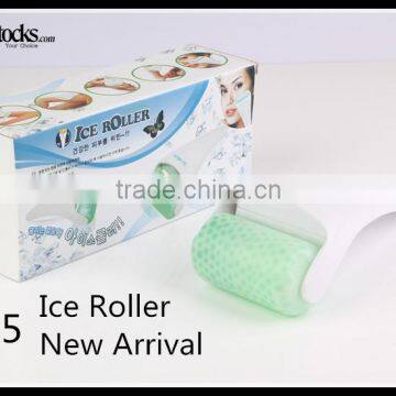 ICE ROLLER Derma/Gesicht Korper/Haut Kuhl Fieber Kopfschmerzen Schmerz Wachs 1-Pack Jade Green