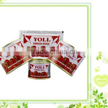 Certifications Red colour High quality sachat tomato paste