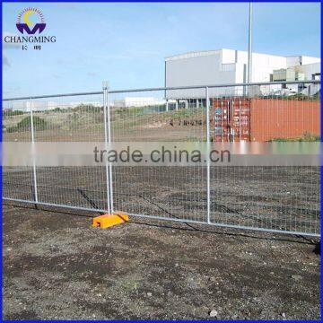 Good Quality galvanized construction site temporary fence for railway