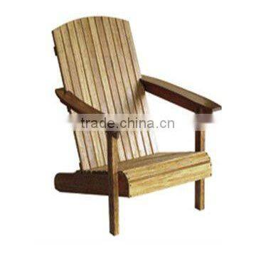 Natural Public Garden Wooden Chair