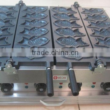 electric fish shape cake making machine