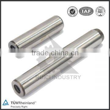 M12 high quality threaded stainless steel dowel pin with internal thread