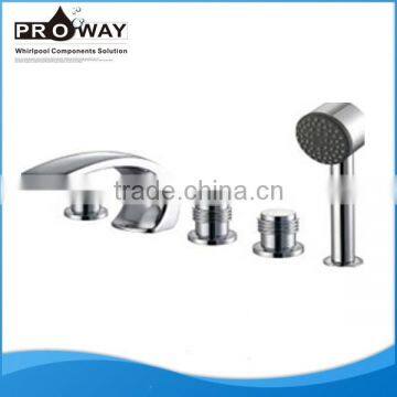 Hardware Of Bathroom 2 Ways Out Tub And Shower Waterfall Faucets With Hand Shower Side Mounted Bath Faucet