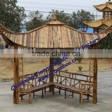 outdoor bamboo gazebo