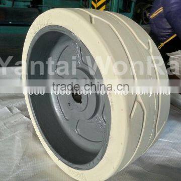 12-4 High Quality Non Marking Wheel With Brake for Lifting Platform photo-4