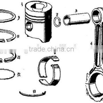 X195 D1100 S195G S195 S1100 S1102 S1110 S1115 ZS1110 Tractor Connecting Rod Cover, Tractor Connecting Rod Cap