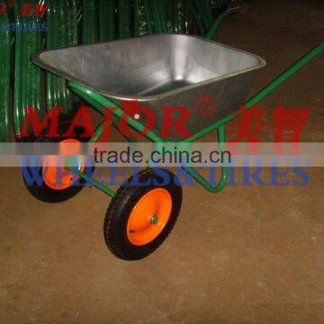 Agricultural tool wheelbarrow with rubber wheels WB6404A