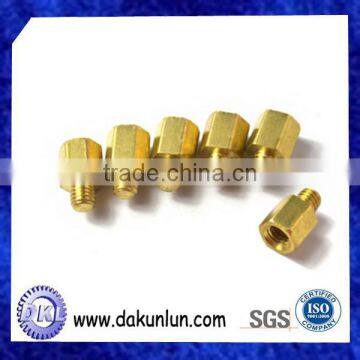 China Custom Hex Brass Bolt With Thread photo-5