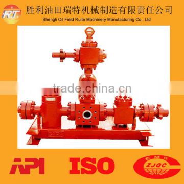 Kill manifold wellhead equipment with check valve gate valve well control equipment throttle BOP stack