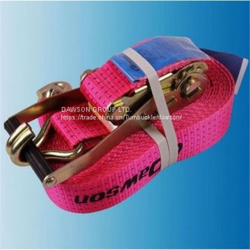 China Supplier Polyester 50MM 5Ton Ratchet Strap Belt