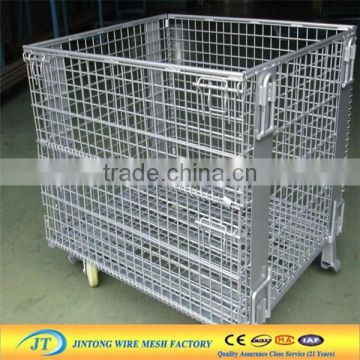 high quality and safty galvanized metal wire mesh container