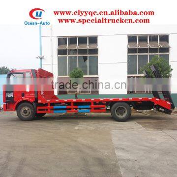FAW 4X2 Construction Machinery Transportation Truck, Flatbed Truck Bodies for Sale photo-3