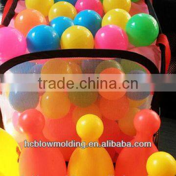 Custom Plastic 6g-20g Bowling Ball Toy for Children Plastic Hollow Ball