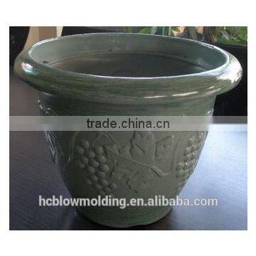 Custom Plastic Flower Pot Various Size Flowerpot Garden Pots Plante HDPE,Artificial Metal photo-3