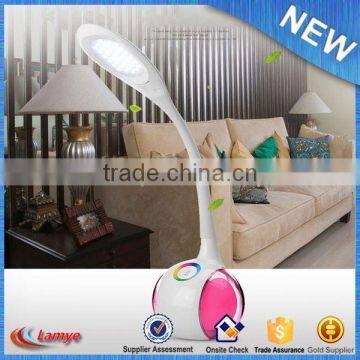 Popular 2016 Hot Sell LED Bulb Speaker,OEM Logo Colorful Reading Lamp