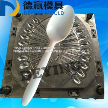 China Mold Company Make Plastic Injection Disposable Spoon Mould for Cutlery Disposable Plastic Spoon Mold photo-4
