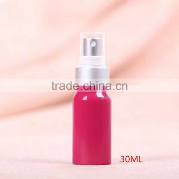 Wholesale 20-300ml Rose Red Aluminum Packaging Bottle Aluminum Mist Spray Bottle for Cosmetic Packaging photo-2