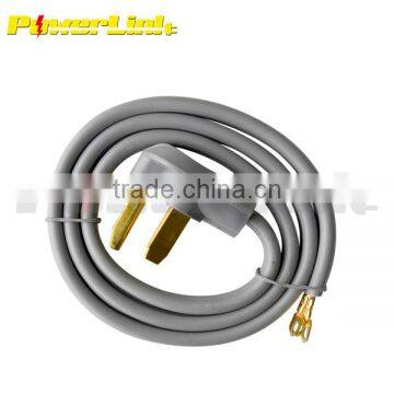 H60137 DRYER ELECTRIC CORD MALE 3-PRONG PLUG 220 APPLIANCE POWER WIRE