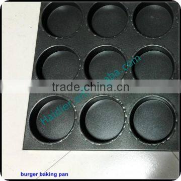 High Quality Non-stick Teflon Hamburger Aluminum Bakery Trays 15 Grooves Loaf Bread Baking Tray photo-2