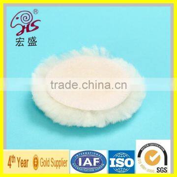 Hongsheng Product 100% Australian Wool Nylon Tape Backing Diamond Polishing Pads China Factory photo-2