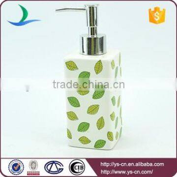 Wholesale Leaves Design Ceramic Accessories For Bathroom photo-2
