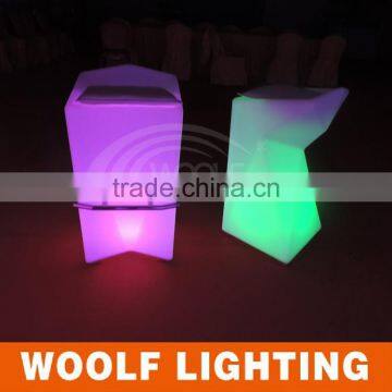 Modern Waterproof Rechargeable Illuminated Bar LED Chair