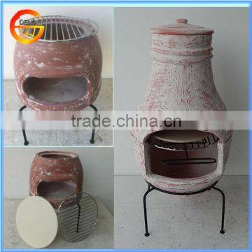 Clay Wood Pizza Oven for Garden Decor photo-3