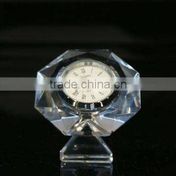 2016 elegant desktop crystal clock