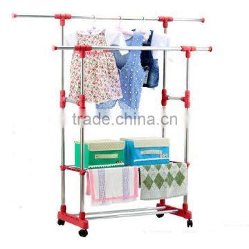 Hanging Clothes Rack Clothes Drying Rack and clothes storage shelves