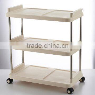 3 Tier Durable Impact and Rust-Resistant Plastic Shelves photo-2