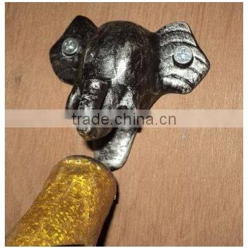 Hot Selling Bronze ,black,silver,copper Color Wall Mounted Bottle Openers With Animal Heads Assorted Designs photo-3