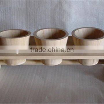 Handmade Art Mind Wooden Flower Case Wooden Planter Pot Wholesale photo-2