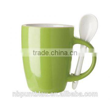 Ceramic Mug With Spoon 260ml photo-3
