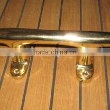 Marine Brass Nautical Cleat Handle With Polish Finish