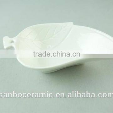 Ceramic Letter Dish White Porcelain Heart Shaped Dish With Color Box / Promotion photo-3