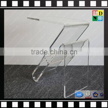 Transparent Beauty Acrylic End Table PMMA Coffee Tables Plastic Tea Table From China Manufacturer photo-3