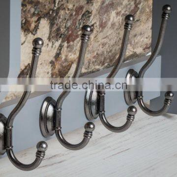 Coat Hook Rail With Shelf And 4 Hooks photo-2